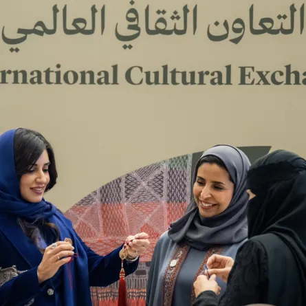 الأميرة ريم بنت الوليد برفقة دكتور سوزان اليحيى، الرئيس التنفيذي لـ"ورث" ضمن فعاليات منتدى الفنون التقليدية - الصورة من حساب الرئيس التنفيذي لـ"ورث"على إكس