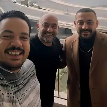 مصطفى غريب ودياب والمخرج إسلام خيري- الصورة من حساب المخرج إسلام خيري بإنستغرام