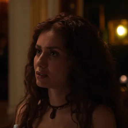 جيهان الشماشرجي في كواليس بطل العالم- الصورة من المركز الإعلامي للمسلسل