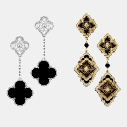 لعروس 2026.. دليلك لتنسيق أقراط مرصوفة بالأونيكس لفخامة ساحرة