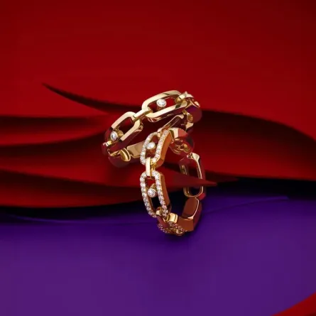 خواتم من ميسيكا Messika- الصورة من إنستغرام العلامة بعدسة Leslie Zhang JiaCheng