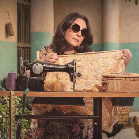 هدى حسين على الملصق الدعائي لمسلسل الغميضة- الصورة من صفحة منصة شاهد على إنستغرام