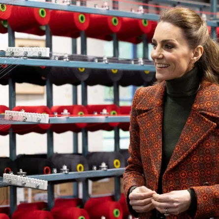 كاثرين، أميرة ويلز، في كاسلموريس، جنوب غرب ويلز (Catherine, Princess of Wales in Castlemorris, south-west Wales). مصدر الصورة: Maxine Howells / POOL / AFP