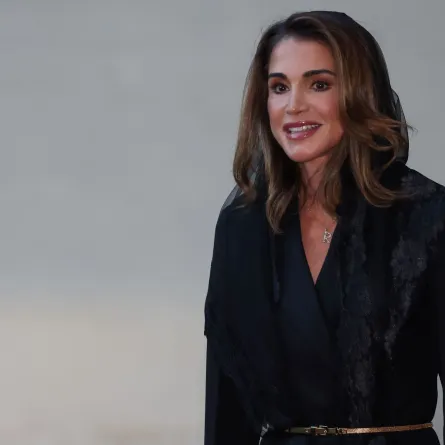 الملكة رانيا في مدينة الفاتيكان (Queen Rania in Vatican City, Vatican). مصدر الصورة: Franco Origlia/Getty Images