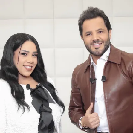 شيماء سيف مع نيشان- الصورة من حساب نيشان على إنستغرام