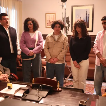 كواليس مسلسل بيت بابا - الصورة من صحفة سليم الترك على فيس بوك
