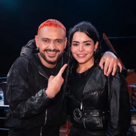 أسماء جلال مع رامز جلال - الصورة من حساب رامز على انستغرام