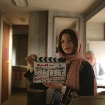 تارا عماد فى كواليس افراج - الصورة من حسابها على انستغرام