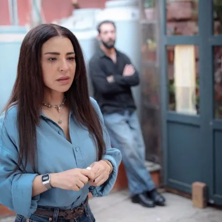 ماغي بوغصن في احدى مشاهد بالحرام - الصورة من صفحتها على انستغرام