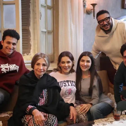 أسرة مسلسل الست موناليزا- الصورة من حساب المؤف محمد سيد بشير على إنستغرام