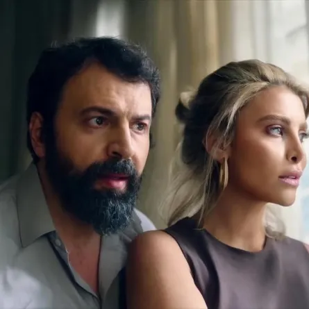 تيم حسن ونور علي في كواليس مولانا - الصورة من صفحتها على انستغرام