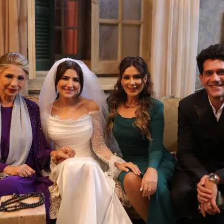 أبطال مسلسل "الست موناليزا" - الصورة من صفحة إنجي المقدم على فيس بوك