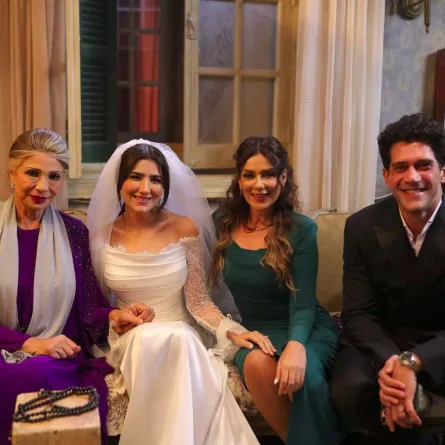 أبطال مسلسل الست موناليزا - الصورة من صفحة انجي المقدم على فيس بوك