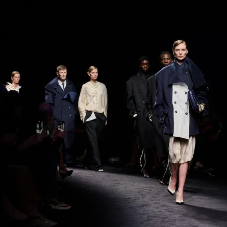 من عرض فيراغامو Ferragamo لأسبوع الموضة في ميلانو شتاء وخريف 2026 -مصدر الصورة Launchmetrics/Spotlight©