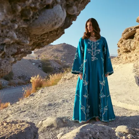 جلابية من علامة نورا البحراني -الصورة من حساب العلامة على إنستغرام