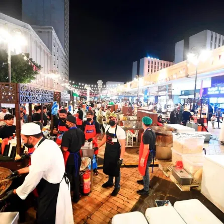 أكشاك بازار البلد في جدة