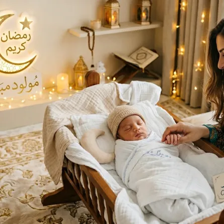 صورة مولود في رمضان