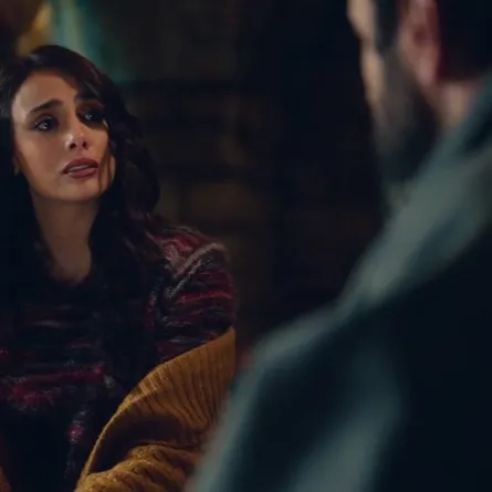 نانسي خوري وتيم حسن من مولانا - الصورة من شاشة عرض المسلسل