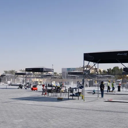 تحوّل الموقع إلى مساحة فنية مفتوحة للزوار