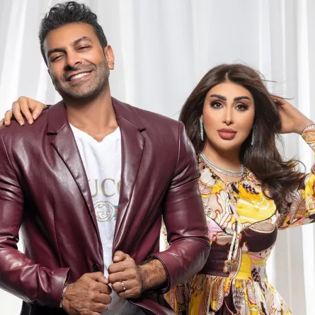 محمد الحداد وهنادي الكندري- الصورة من حسابه على الانستغرام