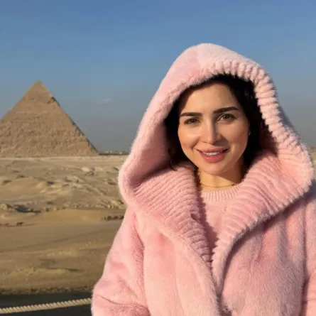 مي عز الدين - الصورة من حسابها على انستغرام