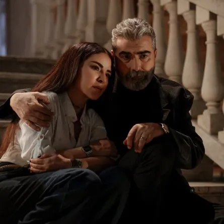 كواليس مسلسل بالحرام - الصورة من صفحة ماغي بوغصن على انستغرام