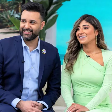 شجون الهاجري وفهد العليوة- الصورة من حساب فهد على الانستغرام