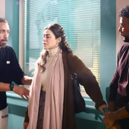 يارا السكري وأحمد العوضي والمخرج محمد عبد السلام- الصورة من حساب المخرج على إنستغرام