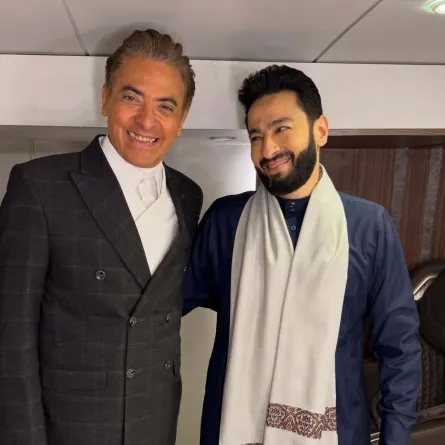 حمادة هلال وفتحي عبد الوهاب- الصورة من حساب حمادة هلال على إنستغرام