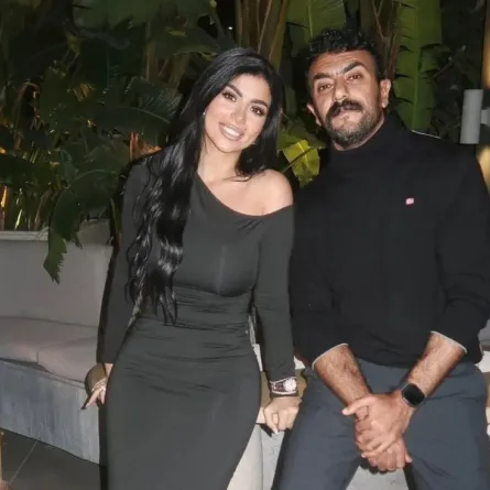 كارولين عزمي مع أحمد العوضي - الصورة من حسابها على إنستغرام