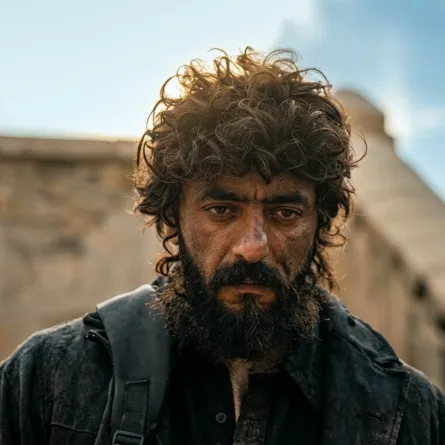 أحمد العوضي مشرد ومصاب بالجنون بعد وفاة يارا السكري - الصورة سكرين شوت من الحلقة 22