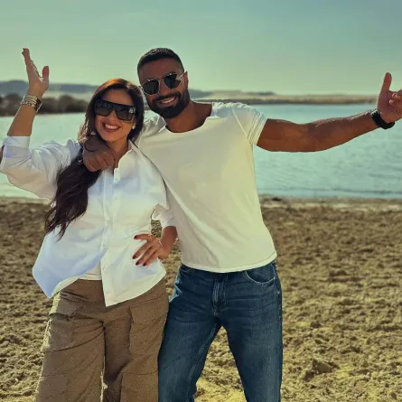 ياسمين عبد العزيز وكريم فهمي