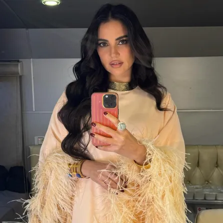 مكياج عيد الفطر- الصورة من حساب درة على انستغرام