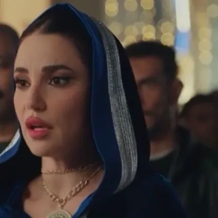 درة في مسلسل علي كلاي - الصورة من شاشة عرض المسلسل