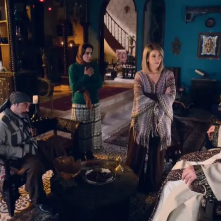 مسلسل مولانا- الصورة من شاشة عرض المسلسل