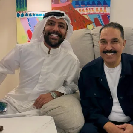 محمد صفر برفقة عبدالله الرويشد- الصورة حساب محمد صفر على الانستغرام