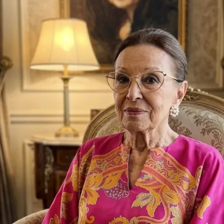 نجاة الصغيرة في أحد ث ظهور لها - الصورة من حساب حسام داغر على الفيس بوك