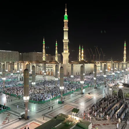 المسجد النبوي في المدينة المنورة