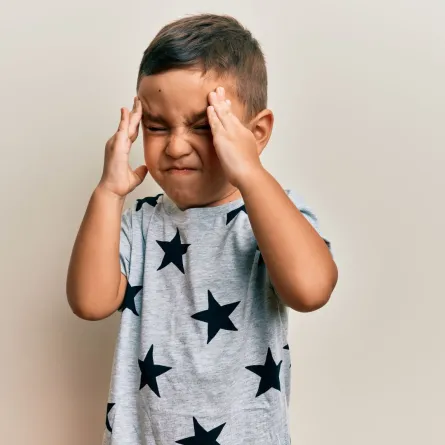 صورة لطفل لديه أعراض الأنيميا