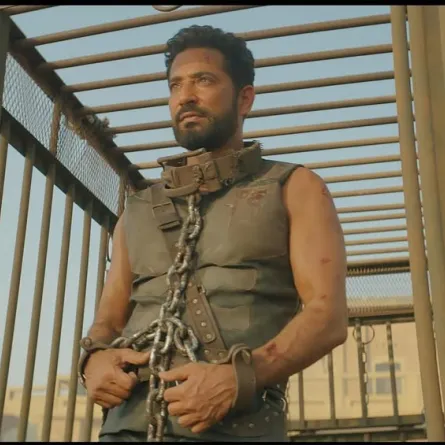 عمرو سعد من كواليس فيلم الغربان - الصورة من حسابه على إنستغرام