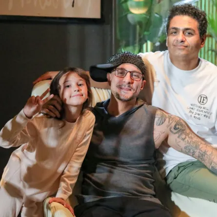 كواليس فيلم سفاح التجمع- الصورة من حساب محمد صلاح العزب على فيس بوك