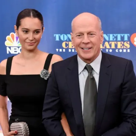 بروس ويليس وإيما هيمينغ (Emma Heming and Bruce Willis). مصدر الصورة: Matthew Eisman/Getty Images/AFP