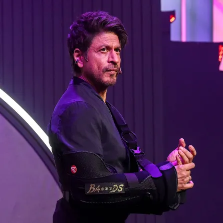 شاروخان في مومباي (Shah Rukh Khan in Mumbai). مصدر الصورة: Sujit JAISWAL / AFP