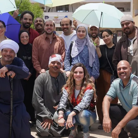 فريق عمل فيلم برشامة- الصورة من الشركة المنتجة