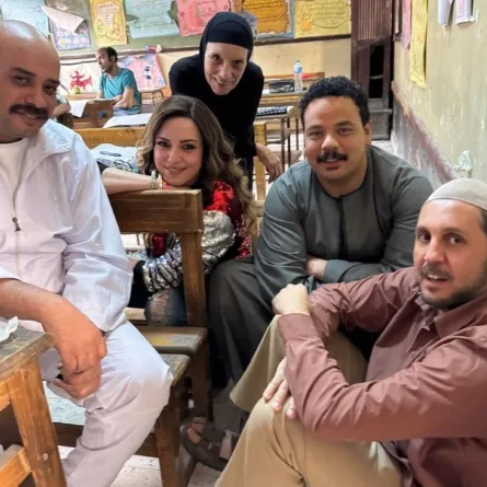 أبطال فيلم برشامة - الصورة من صفحة هشام ماجد على إنستغرام