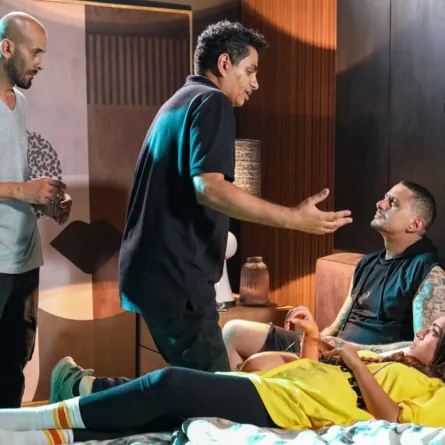 كواليس فيلم سفاح التجمع- الصورة من حساب محمد صلاح العزب على فيس بوك 