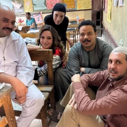 أبطال فيلم برشامة -الصورة من صفحة هشام ماجد على إنستغرام