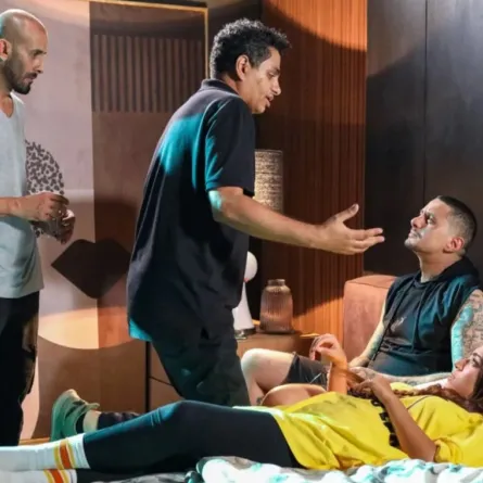 كواليس فيلم سفاح التجمع- الصورة من حساب محمد صلاح العزب على فيس بوك