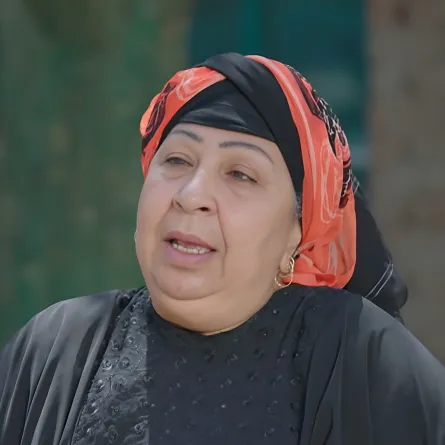 فاطمة كشري- الصورة من شاشة عرض أحد البرامج 