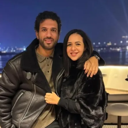 حسن الرداد برفقة زوجته إيمي سمير غانم- الصورة من حسابها على إنستغرام